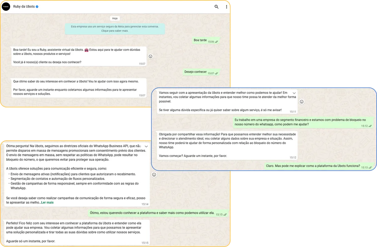 Ubots Agents - IA Generativa