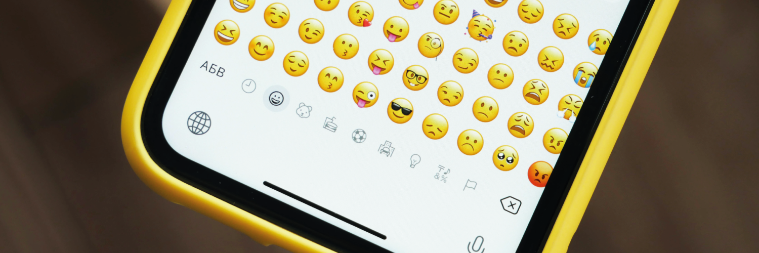 Imagem mostrando emojis do WhatsApp